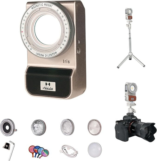 Harlowe Iris Content Creator Lighting Kit 5W Bi-Color Portable LED Light by Harlowe