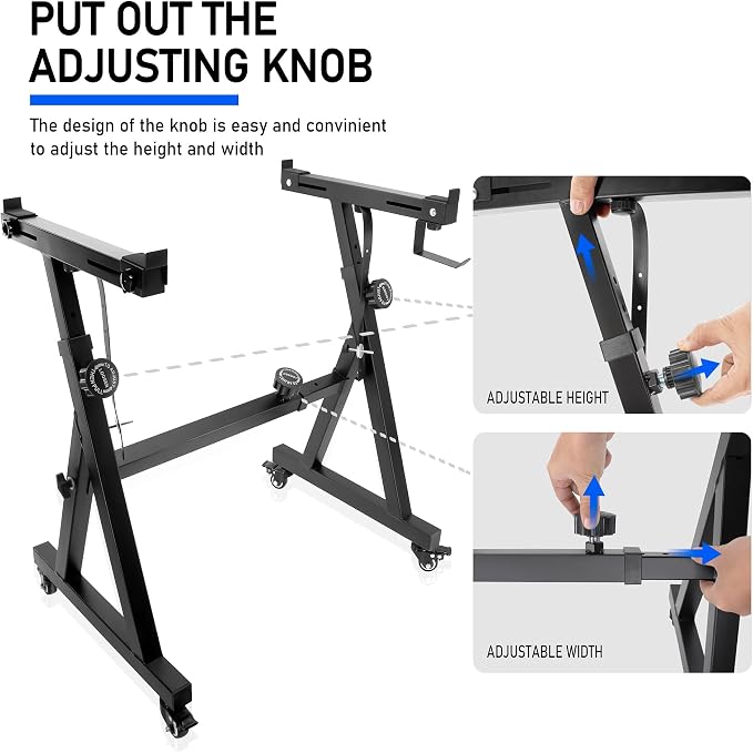 Universal Keyboard Stand, Z-style Heavy-Duty Piano Stand, Adjustable and - Image 4