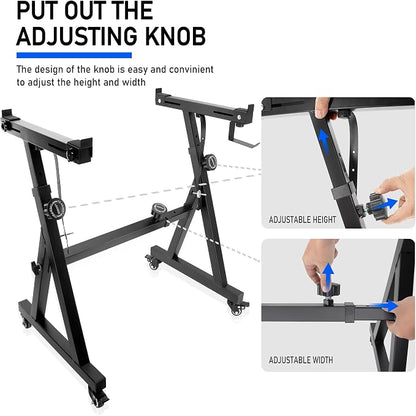 Universal Keyboard Stand, Z-style Heavy-Duty Piano Stand, Adjustable and - Image 4