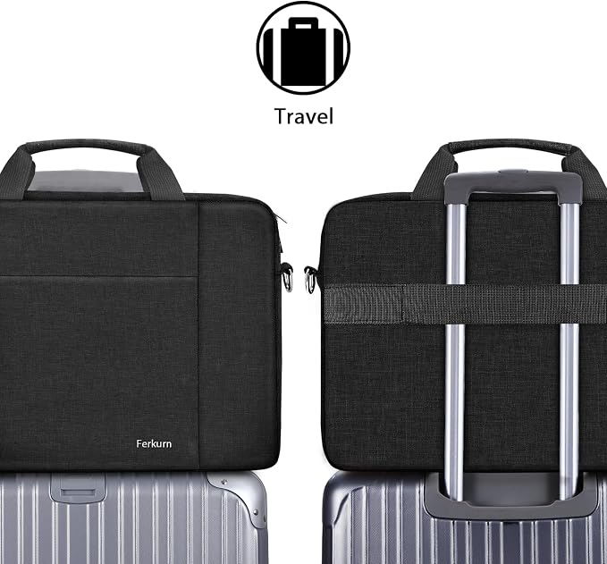 Ferkurn Laptop Bag Case for Women Men Computer Bag Compatible - Image 3