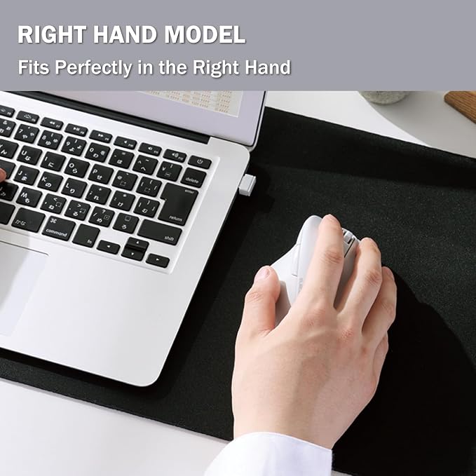 ELECOM Wireless Ergonomic Shape Mouse, 2.4GHz - Image 8