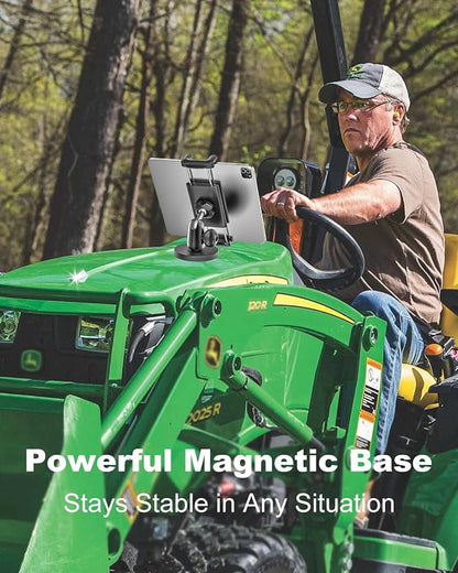 Metal iPad Magnetic Mount for Tractor/Golf - Image 2
