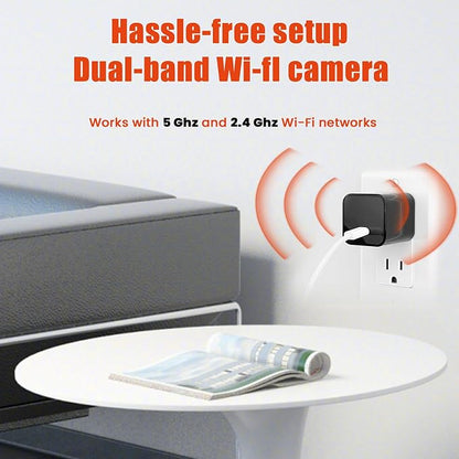 USB Charger Hidden Camera, WiFi Small Spy Security Camera, Full HD 1080P Mini - Image 5
