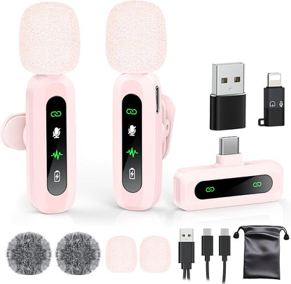 USB C Lavalier Microphone Wireless Mini Mic by GoorDik