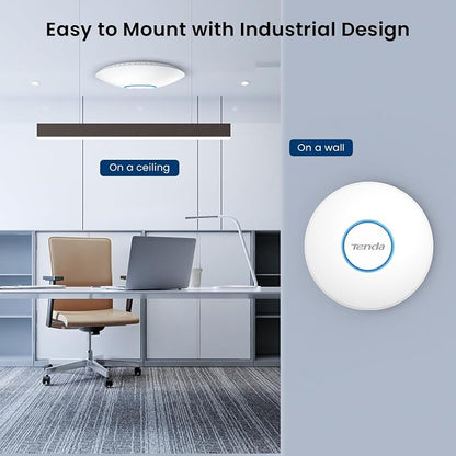 Tenda WiFi 6 AX3000 Wireless Access Point | Ceiling Mount Access Point - Image 4