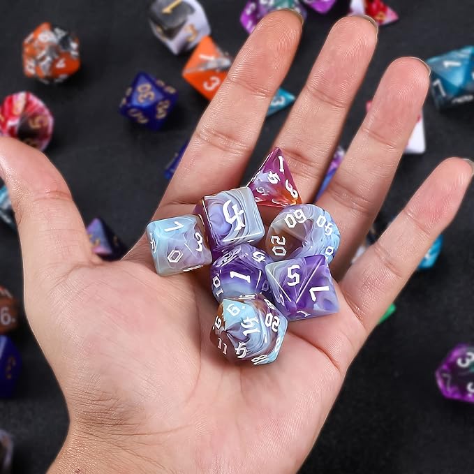 QMAY DND Dice Set -D&D Polyhedral Dice - Image 6