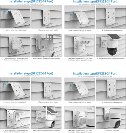 Universal Vinyl Siding Mount for AOSU SolarCam D1 SE/Lite/Max, eufy Solocam - Image 5