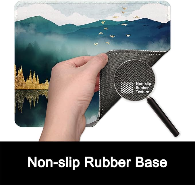 ITNRSIIET Mouse Pad with Stitched Edge Premium Textured Smooth Precise - Image 4