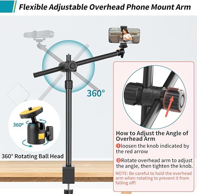 Camera Desk Mount Webcam Stand - Image 4