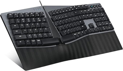 Perixx PERIBOARD-535BR Wired Ergonomic Mechanical Split Keyboard - Image 4