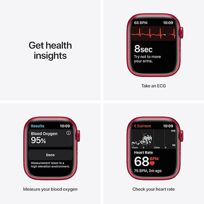 Apple Watch Series 7 Red Aluminum Case - Image 3