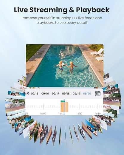 Hiseeu 4MP Dual Lens Wireless Solar Camera Outdoor - Image 8
