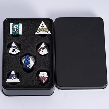 Polyhedral Metal Dice Set - Image 6