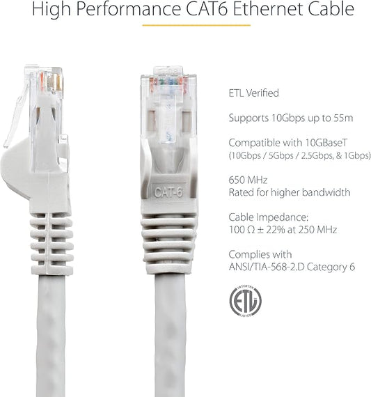 StarTech.com 3 ft. CAT6 Ethernet Cable - Image 2