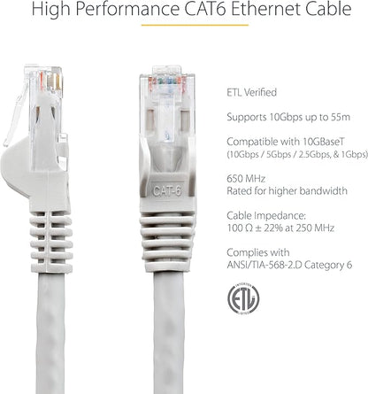 StarTech 5ft CAT6 Ethernet Cable - Image 2