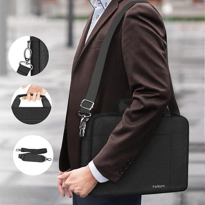 Ferkurn Laptop Bag Case for Women Men Computer Bag Compatible - Image 5