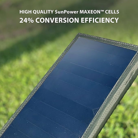 ELECOM NESTOUT Portable Solar Panel, Dual USB-A Ports, 28W Power Generation - Image 2