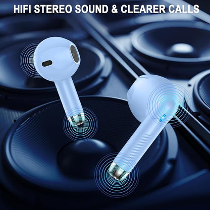Wireless Earbuds, 40H Playback Mini Case IP7 Waterproof Sports Earphones - Image 6