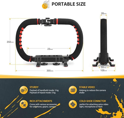 Zeadio Handheld Stabilizer, Versatile Grip Rig - Image 7