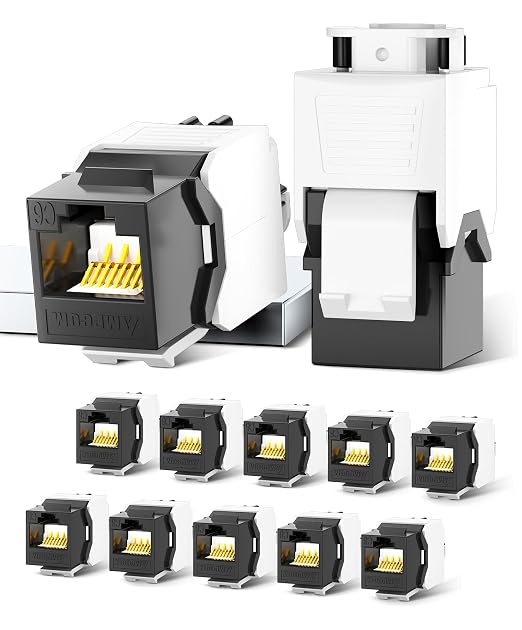 AMPCOM CAT6 RJ45 Keystone Jack by AMPCOM