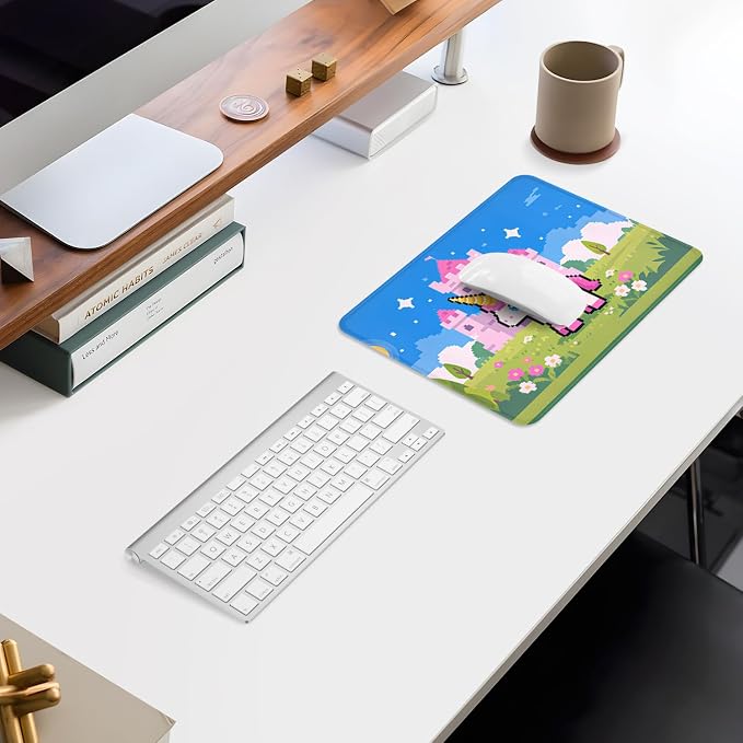 ITNRSIIET Mouse Pad Non-Slip Rubber Base Smooth Surface Stitched Edges - Image 7