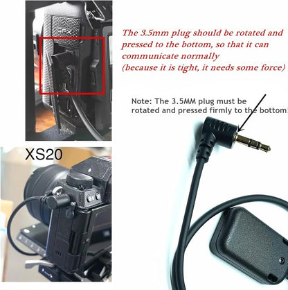 RC301-3.5mm for Fuji GFX100II/GFX100 RF xs10 XT50 Cable Shutter Release Cable - Image 3
