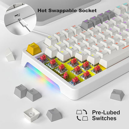 AK96 Smart Mechanical Keyboard Gaming, 96 Keys Full Size - Image 2