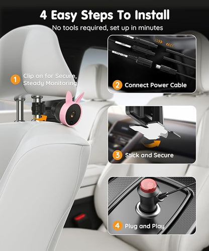 Babyvue BV3 MAX Dual Baby Car Camera - Image 8