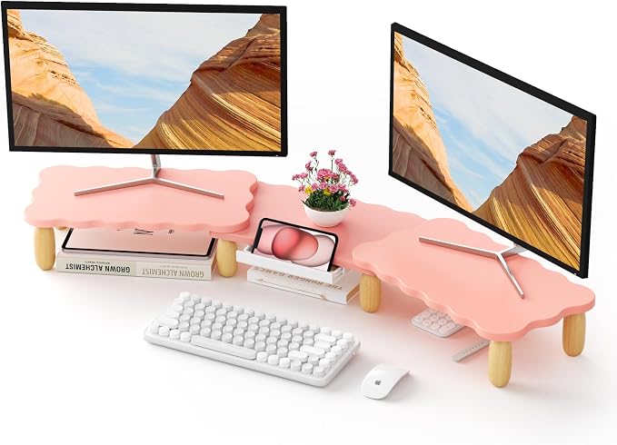 Dual Monitor Riser by AFOOYO