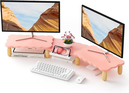 Dual Monitor Riser by AFOOYO