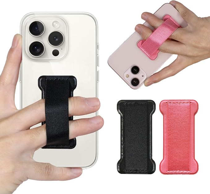 Cell Phone Finger Grip Strap Holder by WUOJI