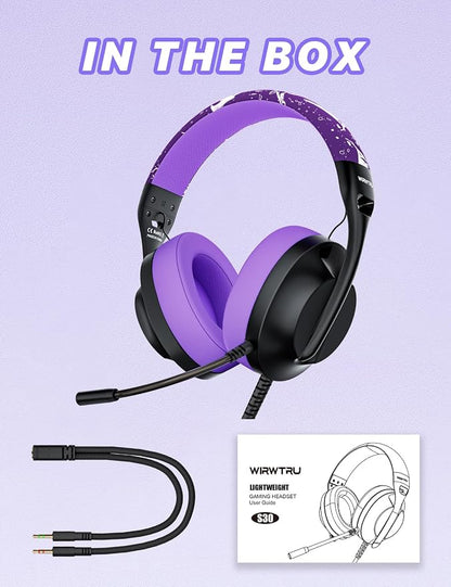 S30 Gaming Headset with Microphone, 198g Lightweight Design, Wired Gaming - Image 7