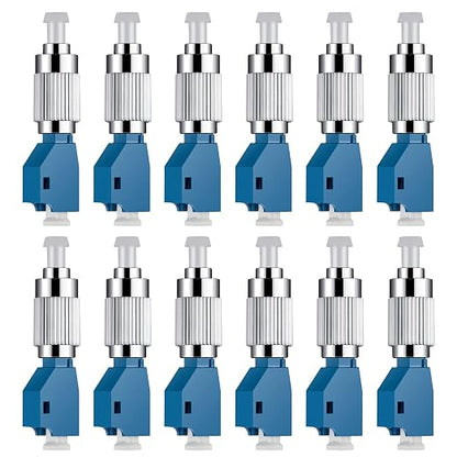 12PC Visual Fault Locator Fiber Adapter, Fiber Optic Connector, Single Mode by Moocci