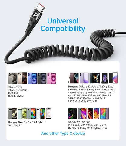 USB C Cable Fast Charging, USB-C Charging Cord Compatible - Image 7