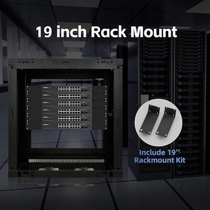 16 Port 2.5G Switch with 2x10G SFP+, 16 x 2.5G Ethernet Base-T Ports, YuLinca - Image 4