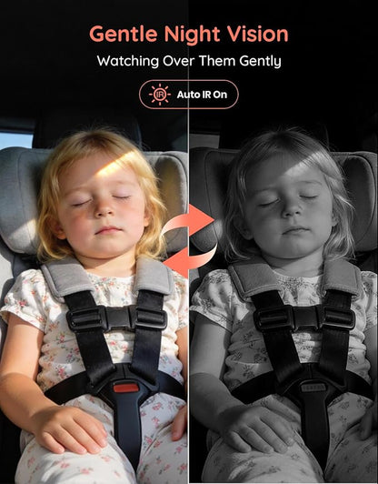 Babyvue BV5 Baby Car Camera 1080P, Dual USB Powered - Image 4