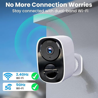 2026 Upgraded 2K Security Cameras Wireless Outdoor, Free Cloud Storage - Image 5