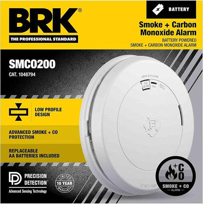 First Alert BRK Battery-Operated Combination Smoke & Carbon Monoxide Alarm - Image 2