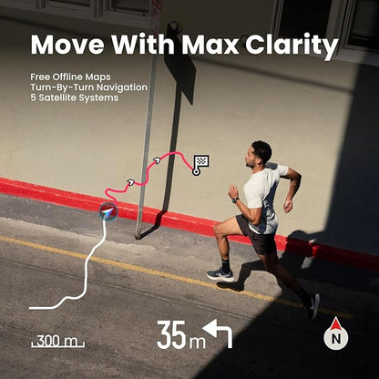 Amazfit Bip Max 50mm Smartwatch, 2.07" AMOLED Display, 20 Days of Battery - Image 5
