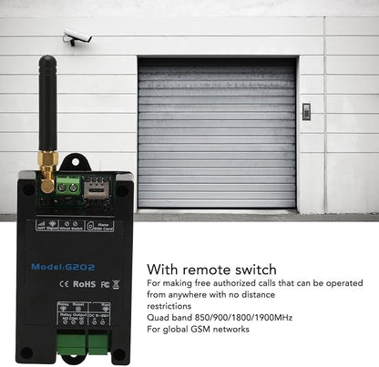 GSM Gate Opener, G202 Door Opener Remote Switch, GSM Remote Control Relay Switch - Image 3