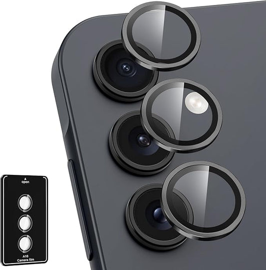 for Samsung Galaxy A16 Camera Lens Protector, Individual Metal Ring Tempered by Btscase