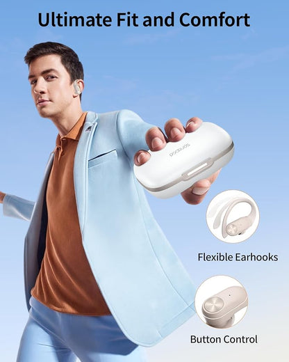 PocBuds Bluetooth Headphones Wireless Earbuds 80hrs Playtime Wireless Charging - Image 6