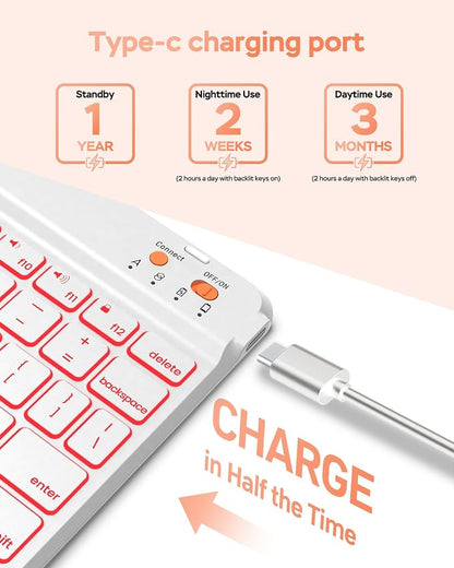 Keyboard Case for iPad 9th 8th 7th Generation Case 10.2" - Image 5