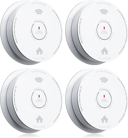 SITERWELL Smoke Detector 10 Year Battery Operated, Smoke Alarm by SITERWELL