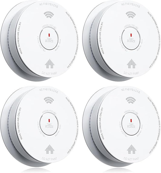 SITERWELL Smoke Detector Combo Smoke & Carbon Monoxide Alarm, 10-Year Battery by SITERWELL
