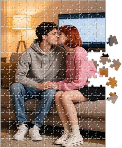 Custom Photo Puzzle – Personalized Jigsaw Puzzle 200/300/500/1000/1500 Pieces – by Unknown