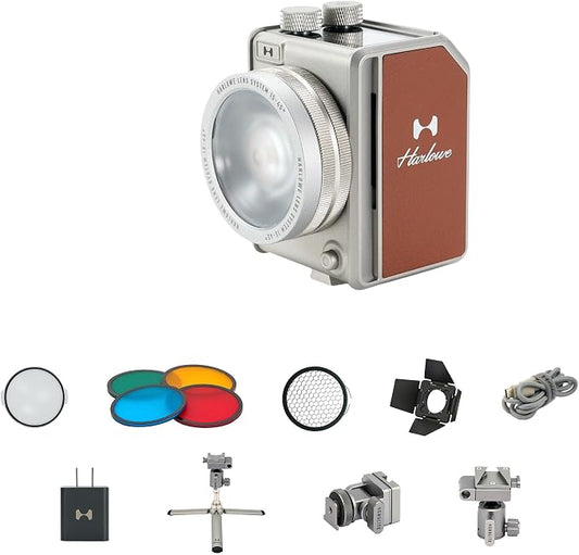 Harlowe Portable Mini LED Photography Lighting Creator Kit, 20W Travel Studio by Harlowe