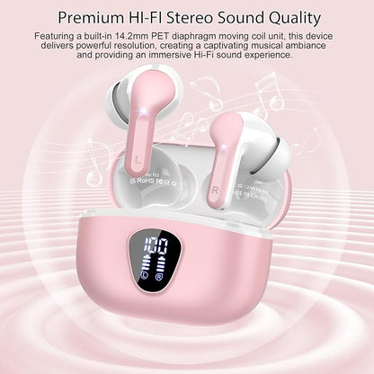 Wireless Earbuds, IP7 Waterproof in Ear Earphones, LED Display Ear buds - Image 5