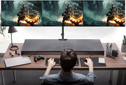 Pholiten Triple Monitor Desk Mount, Triple Gas Spring Monitor Arm - Image 7