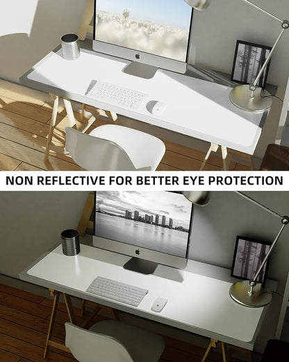 Large Desk Mat, Large Mouse Pad, Office Desk Mat, Non-Slip PU Leather Desk - Image 6